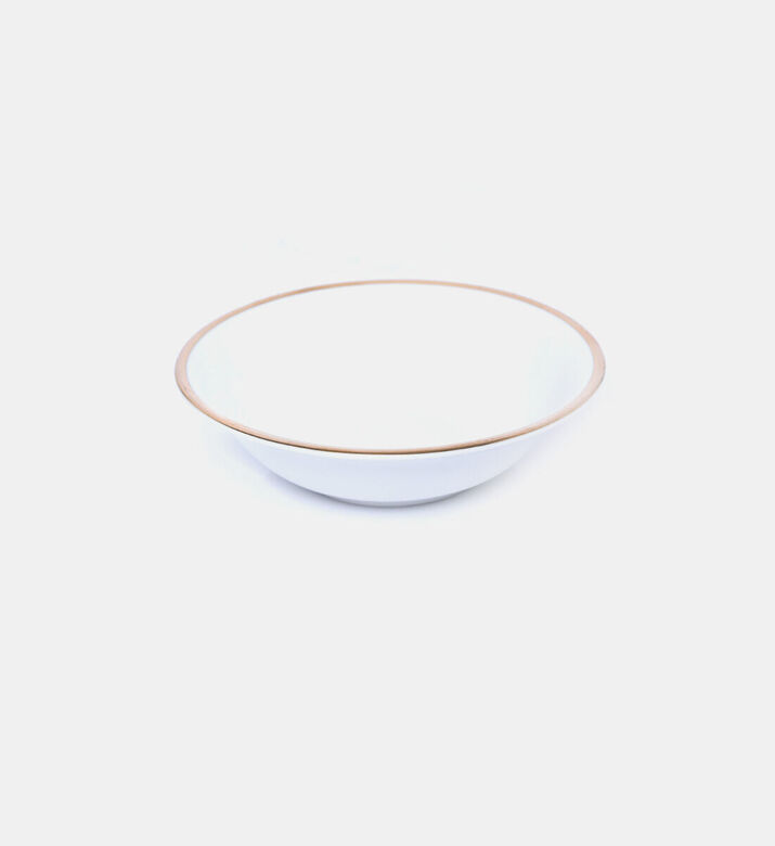 Home Deco and More Gold-rimmed Porcelain Salad Bowl - 26 Cm, Packshot View