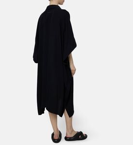 MM6 Button Closure Short-sleeve Midi Dress, Model View