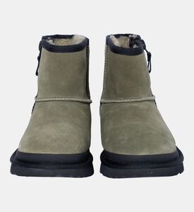 بوت كلاسيكي صغير بسحاب وشعار