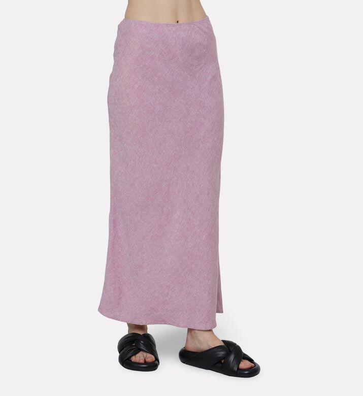 Samsoe Linen-blend Maxi Skirt, Model View