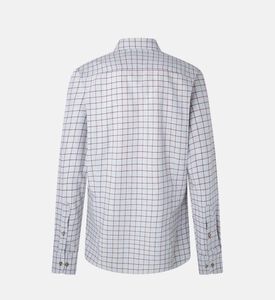 قميص ميلانج بأزرار على لوحة النافذة