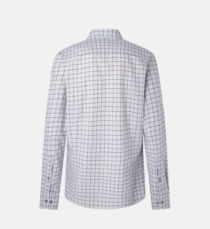 قميص ميلانج بأزرار على لوحة النافذة