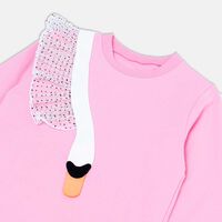 Embroidered Swan Sweatshirt