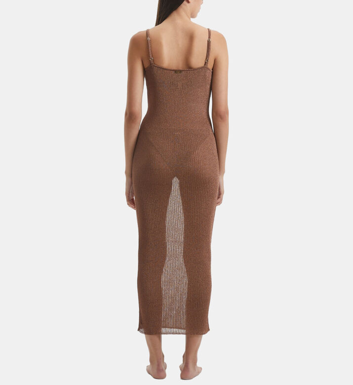 فستان لولسار محبوك معدني