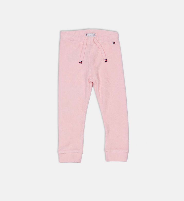 طقم سويت شيرت بنطال رياضي بقماش منشفة