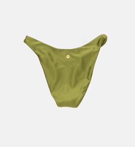 Solid High-cut Bikini Bottom