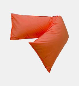 Suite702 Organic Percale Cotton Pillow Case, Orange, 50x160-cm, Packshot View