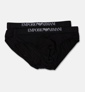 Emporio Armani Two-pack Briefs Set, Black, Xl, Packshot View