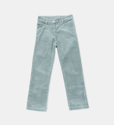 Ribbed Straight-leg Trousers