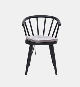 Home Deco and More Augusta Wooden Dining Chair, Natural, 53x48x76-cm, Packshot View
