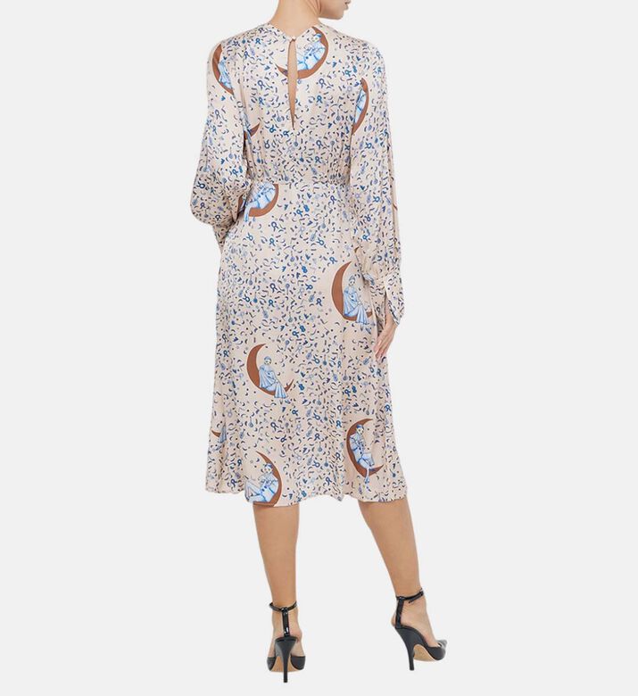 فستان رانا بييرو المطبوع