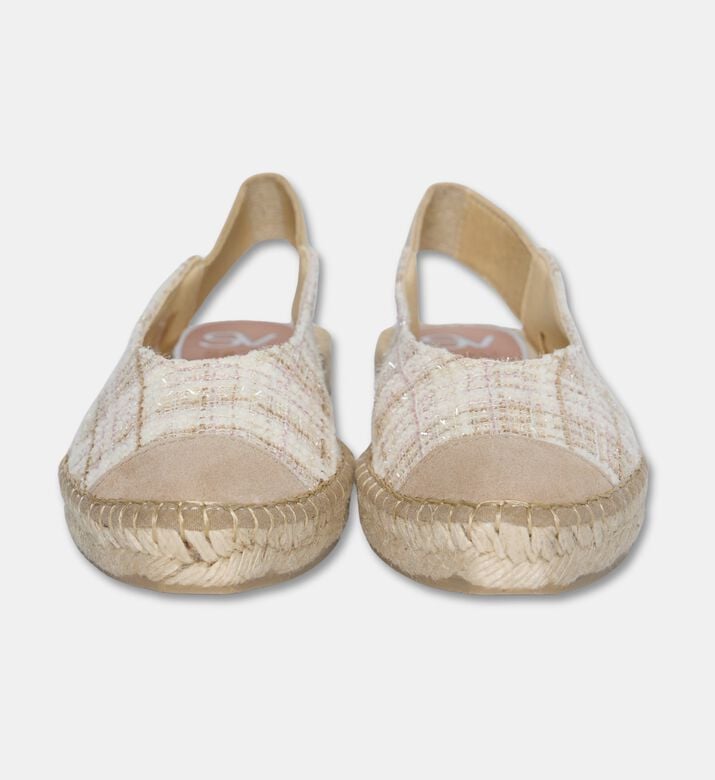 Salvi Tweed Slingback Espadrille Flat, Packshot View
