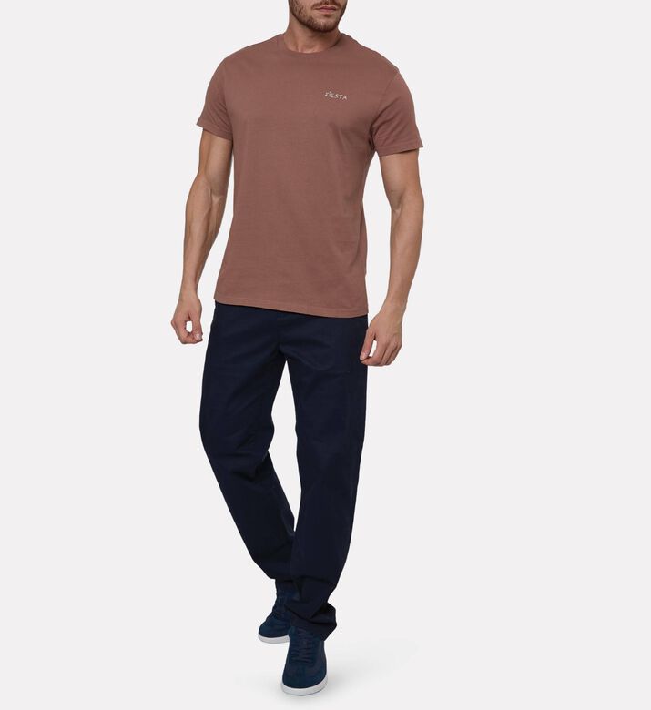 Maison Labiche Embroidered Fiesta T-shirt, Model View