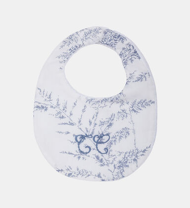 Baby Boy Feuillage Cornflower Bib