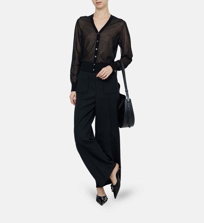 Etretat Sheer Cotton Cardigan