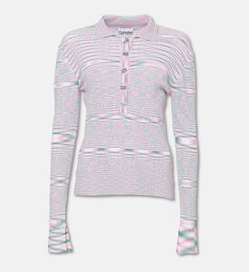 Ganni Polo, Pink, M, Packshot View
