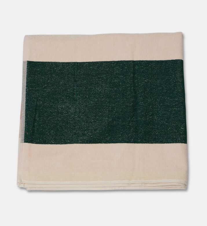 Suite702 Organic Terry Sunny Yellow Beach Towel, Blue, Packshot View