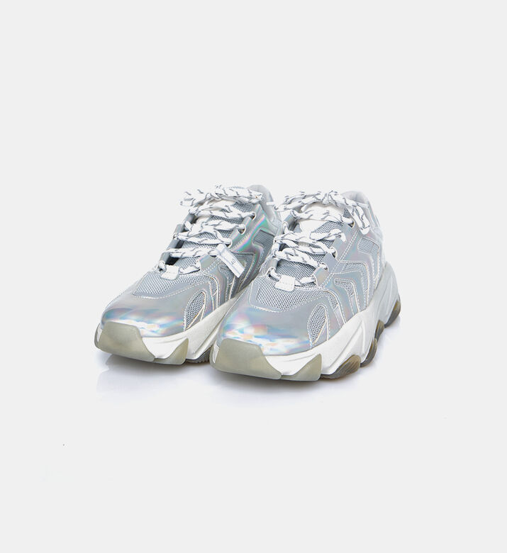 Extreme Leather Mesh Trainers