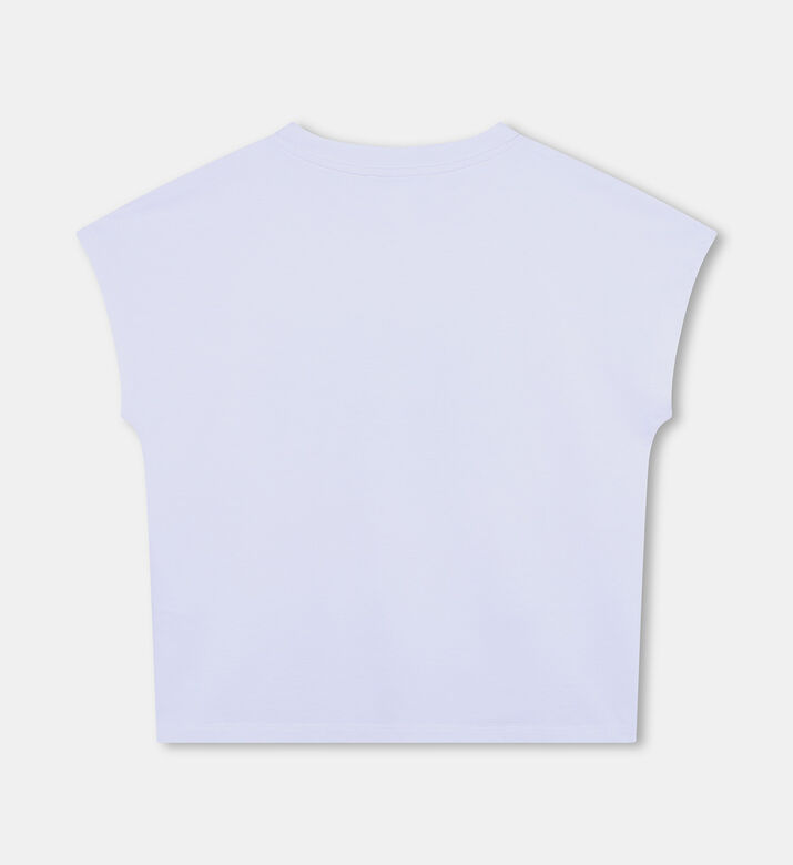 تيشيرت جيرسيه مزروع عضوي بأكمام قصيرة