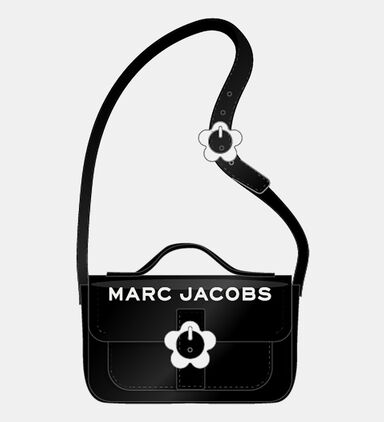 Snapshot Flower Buckle Closure Bag