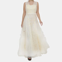 Bead Rhinestone Embellished Tulle Dress