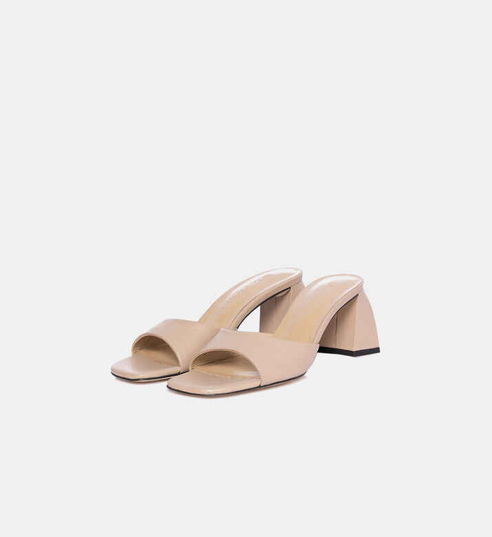 Romy Nappa Leather Mules