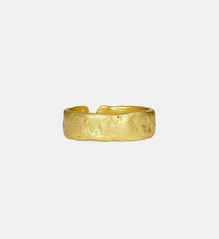 Ottoman Hands Dela Textured Band Ring, Packshot View