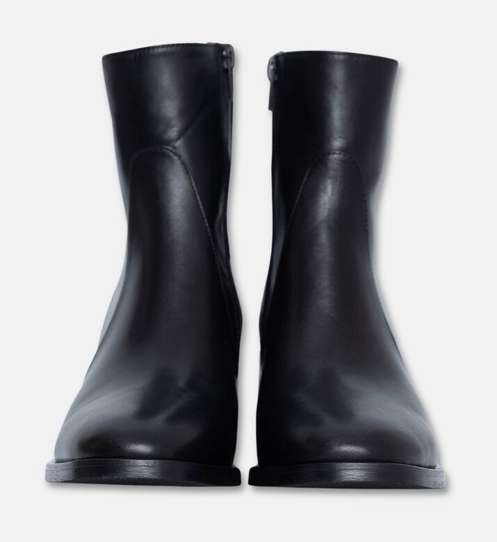 Albano Leather Zip Closure Ankle Boots, Packshot View