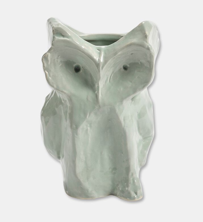 Serax After Midnight Owl Vase, Light-blue, 30-cm, Packshot View