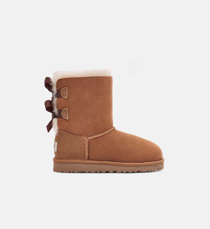 Baily Suede Leather Bow Boots