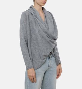 Alice and Olivia Drape-detail Regular-fit Pullover, Model View