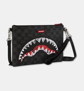 Sprayground Scribble Shark-graffiti Crossover Clutch, Packshot View