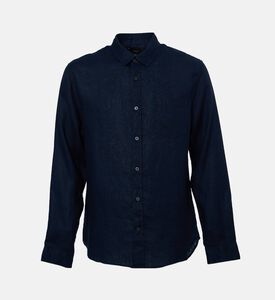 Vince Classic Long-sleeve Shirt, Blue, Xl, Packshot View