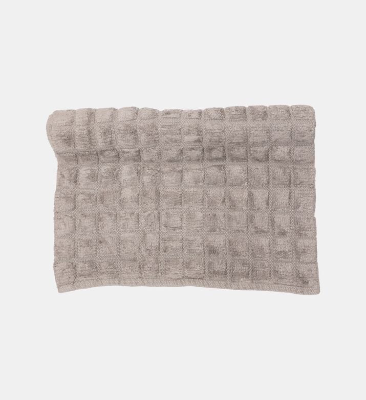 Home Deco and More Dice Cotton Bath Mat, Grey, 60x90-cm, Packshot View Home Deco and More Dice Cotton Bath Mat, Grey, 60x90-cm, Packshot View