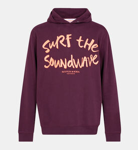 هودي بقصة عادية وطبعة شعار