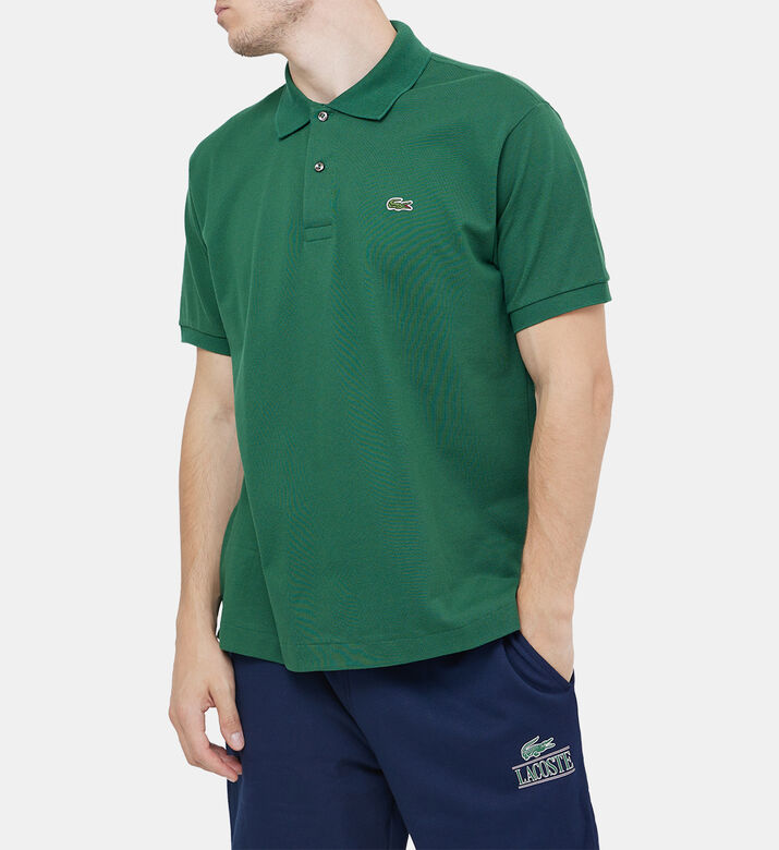 Cotton Short Sleeves Bord Polo Shirt