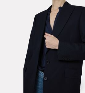 Ba and Sh Straight-fit Tailored Blazer, Model View