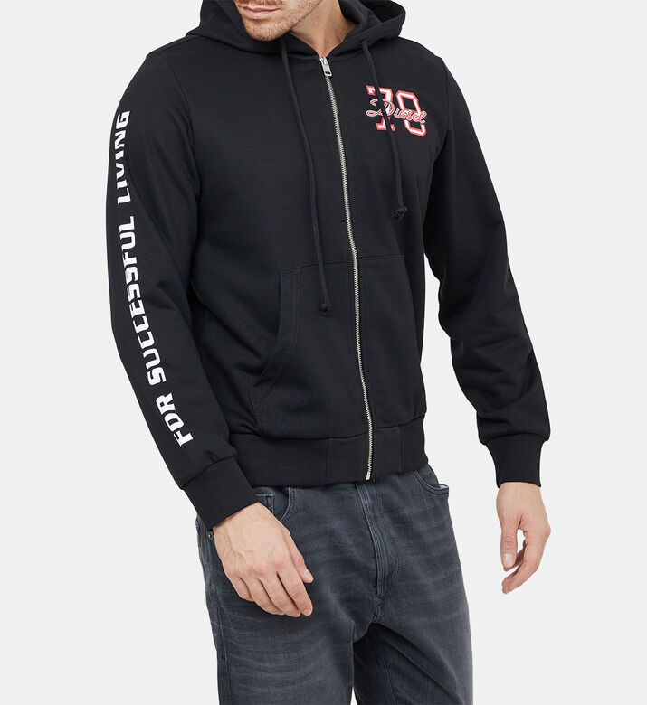 S-ginn Zip-up Cotton-blend Hoodie