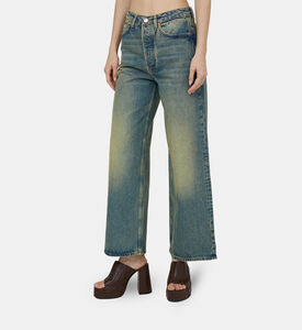 بنطال عالي الخصر مستوحى من طراز قديم