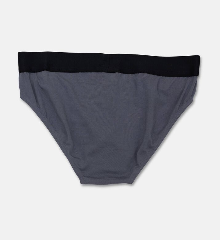 Zimmerli Of Switzerland Elastic Logo-waist Low Rise Brief, Blue, Xl, Packshot View