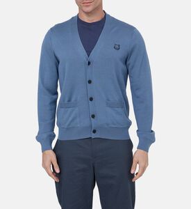 Bold Fox Head Patch Regular-fit Cardigan