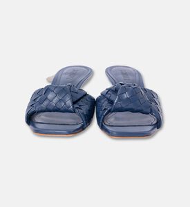 Schutz Shoes Sabot Mestico Tris, Navy, Eu-39, Packshot View