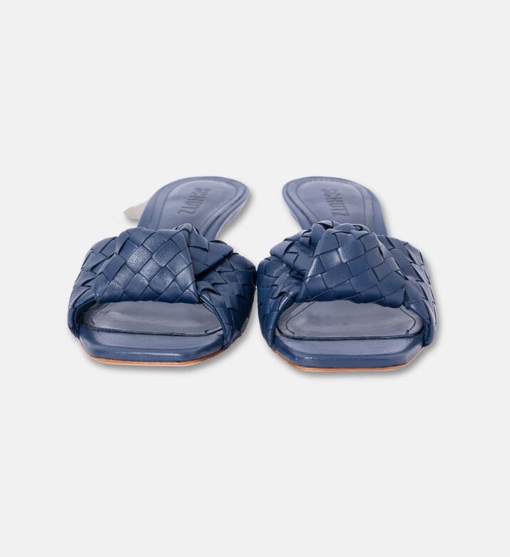 Schutz Shoes Sabot Mestico Tris, Navy, Eu-39, Packshot View