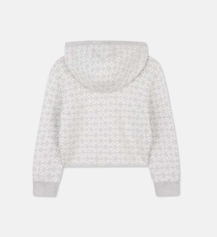 Jacquard Pattern Hooded Sweater Jacquard Pattern Hooded Sweater