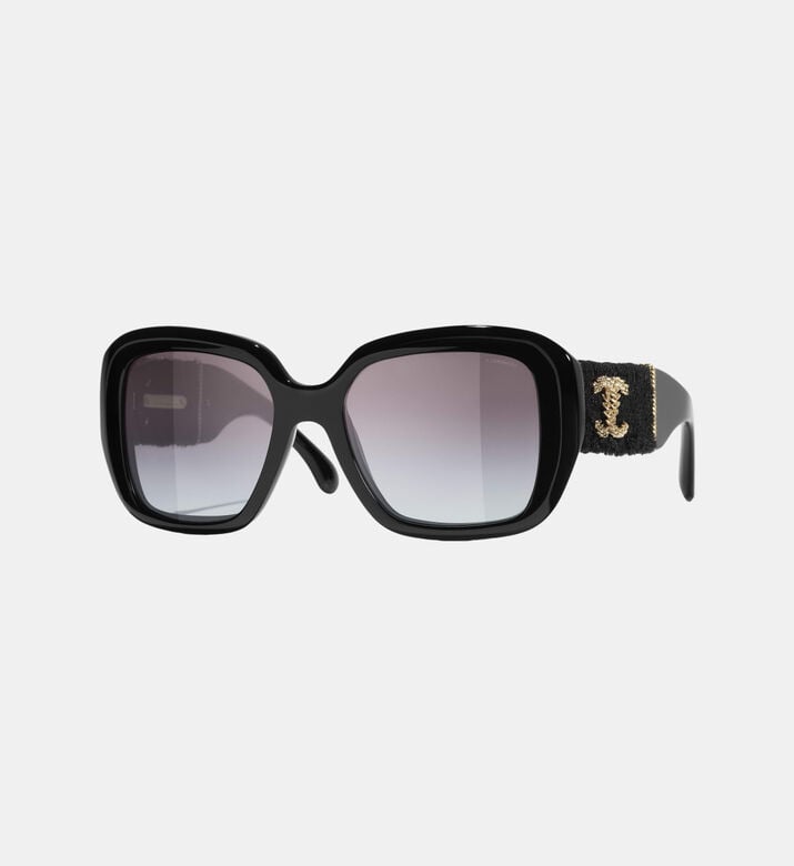 Quilted Square-shape Sunglasses