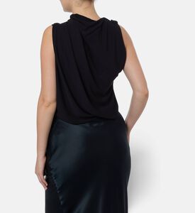 Cult Gaia Knit Draped Sleeveless Top, Model View
