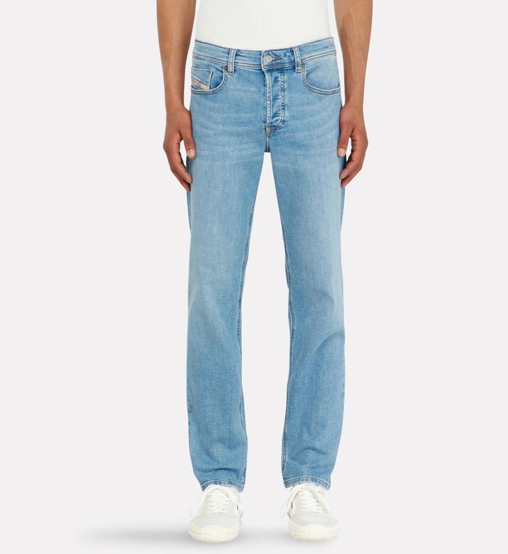 Diesel Slim Straight-fit Denim Jeans, Model View