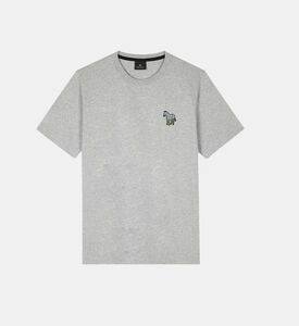 تيشيرت بطبعة زيبرا ثلاثية الأبعاد