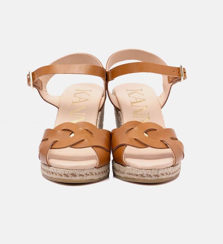 Black Wedge Sandals