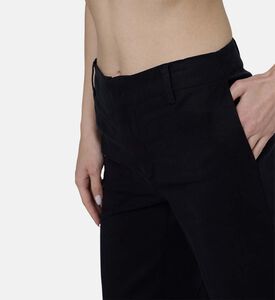 Casual High-waist Wide-leg Pants